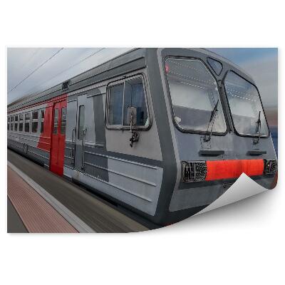 Fototapeta na stenu Lokalni vlak v Rusiji