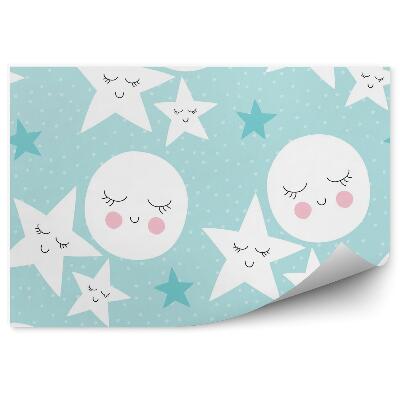 Detská fototapeta Hviezdy a mesiac