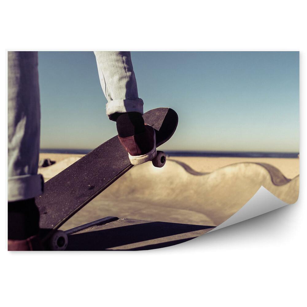 Fototapeta na stenu Skatepark skateboard zabava šport