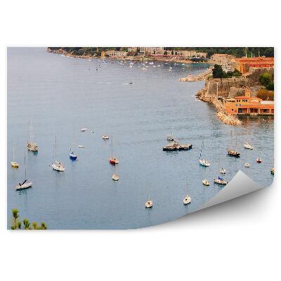 Fototapeta Alpy hory domy jachty Provence Francúzsko