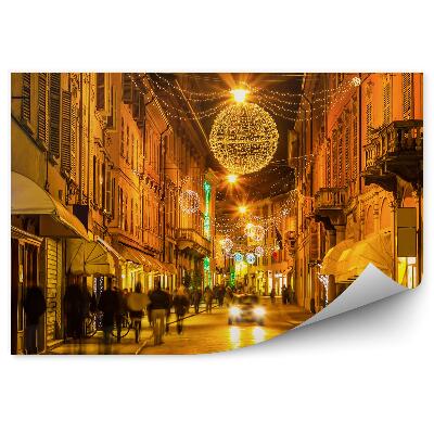 Fototapeta na stenu Lepa noč gibanje ljudje luči prazniki