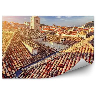 Fototapeta na stenu Dubrovník strechy mesto budovy