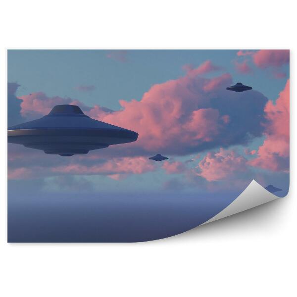 Fototapeta 3d Ufo Mraky Obloha Pohľad Na More