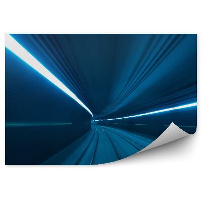 Fototapeta na stenu Podzemný Tunel Metro Rýchlosť Vlakovej Dopravy