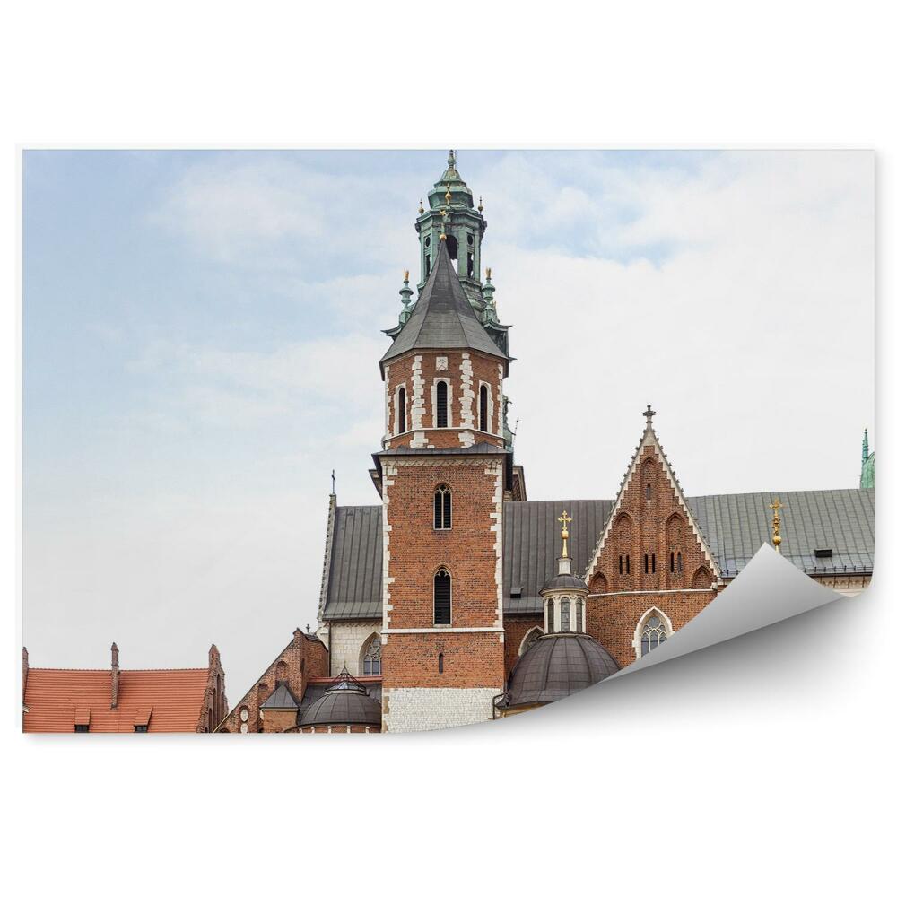 Fototapeta Katedrála Wawel hrad budovy mraky Krakov