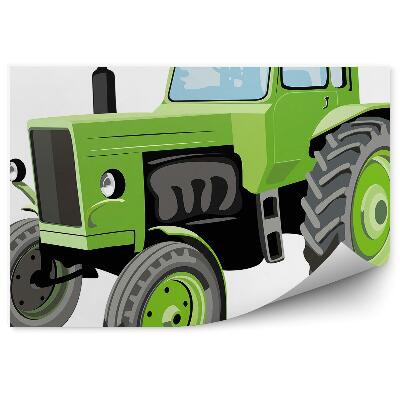 Fototapeta Veľký zelený traktor pre chlapca