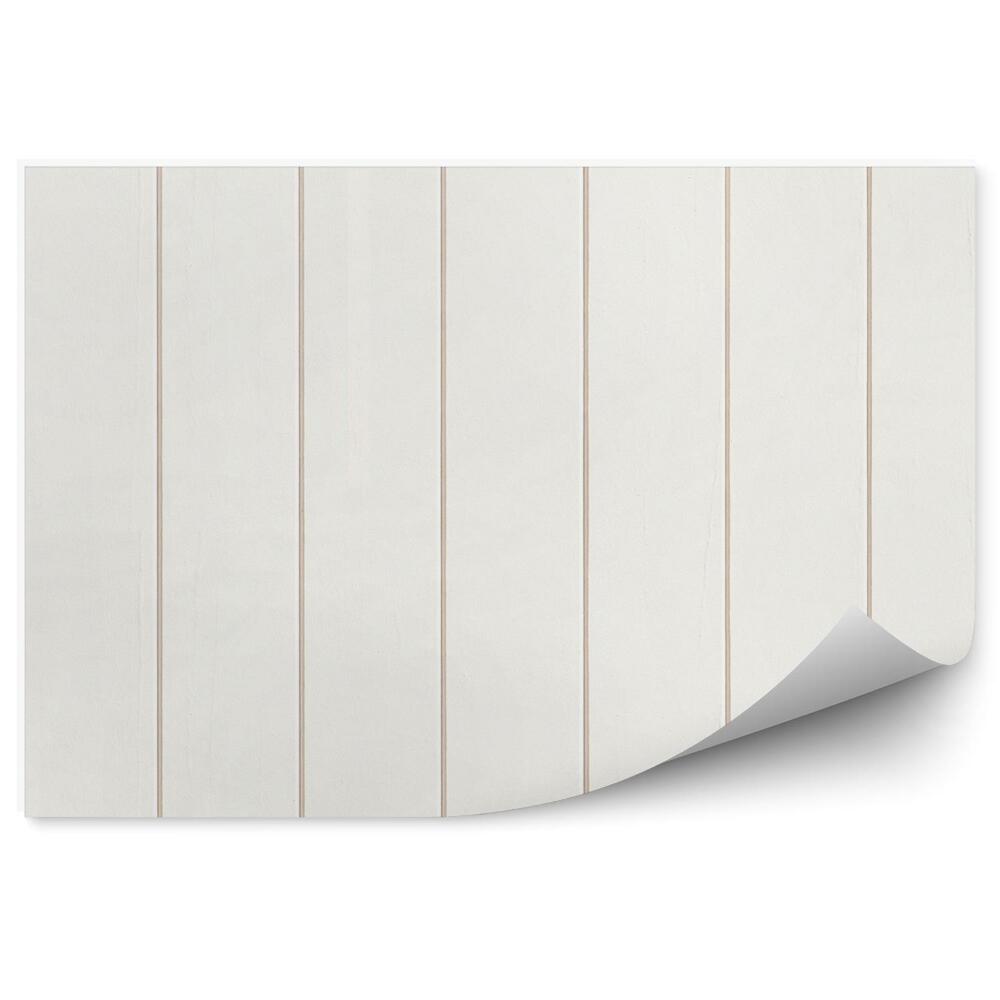 Fototapeta na stenu Biele drevené nástenné panely