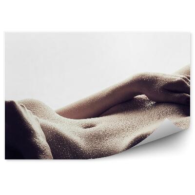 Fototapeta Kvapky Vody Zmyselné Ženské Telo