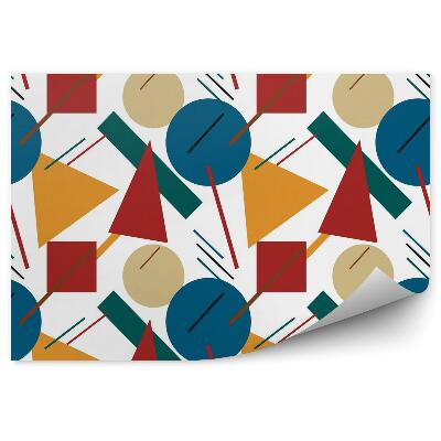 Fototapeta na stenu Farebné abstraktné geometrické formy