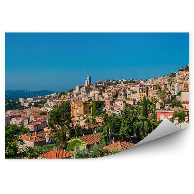 Fototapeta na stenu Alpy hory domy rastliny Provence Francúzsko nebo
