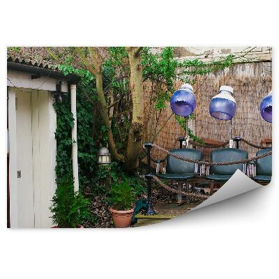 Fototapeta Škotska dvorišče frizerski salon hiša