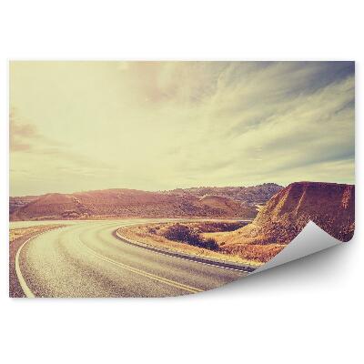 Fototapeta na stenu Slikovita avtocesta v puščavi