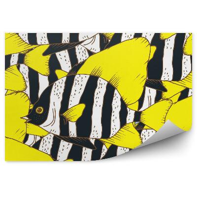 Fototapeta Zebra so vzorom ryby