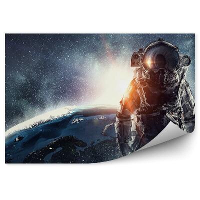 Fototapeta na stenu Astronaut Mesiac Mesiac Nebo Hviezdy Vesmír Planéta Zem