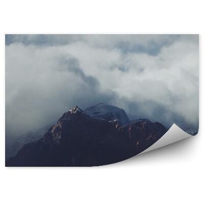 Fototapeta Hory Sneh Zima Obloha Mraky