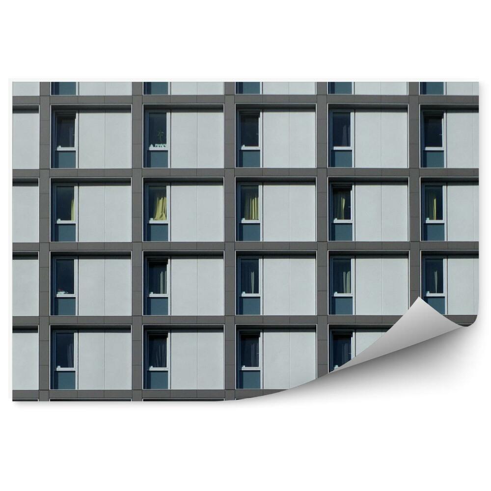 Fototapeta Moderné sídlisko s opakujúcimi sa balkónmi