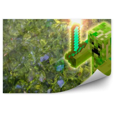 Fototapeta Zelená príšera meč herná figúrka