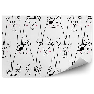 Fototapeta do detskej izby Kreslené sladké medvedíky