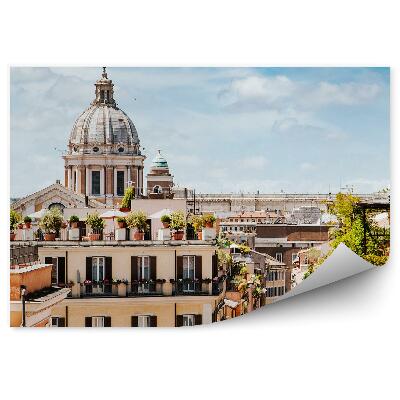 Fototapeta Mesto Turisti Ulička Rastliny Obloha