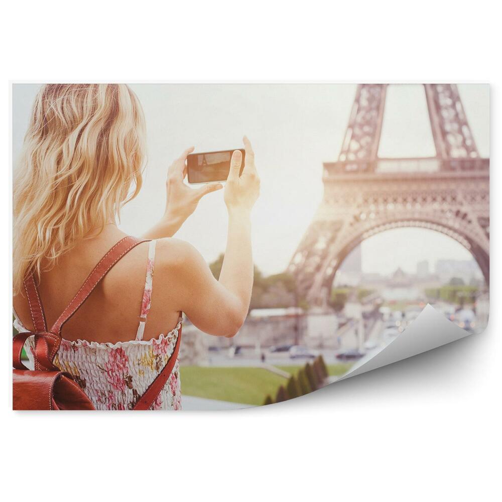 Fototapeta Turistična fotografija eifflov stolp mesto