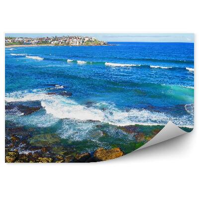 Fototapeta na stenu Budovy Skaly Oceán Ľudia Obloha Voda