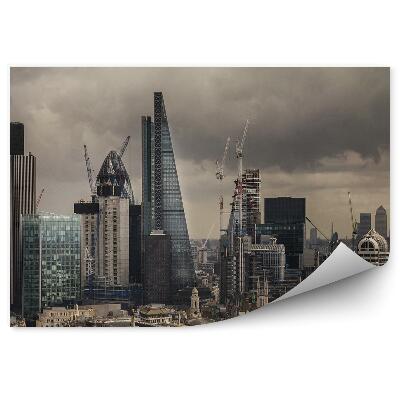 Fototapeta na stenu Mrakodrapy oblaky oblohy