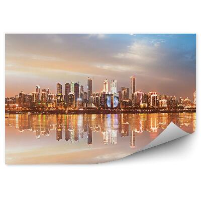 Fototapeta Chongqing Metropola Svetlo Voda Odraz Čína