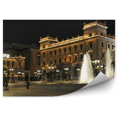 Fototapeta na stenu Námestie Kotzia Atény fontána v noci