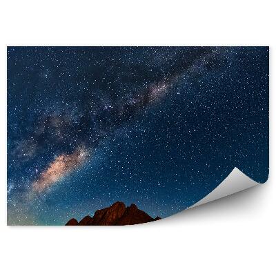Fototapeta na stenu Namíbia Mliečna Cesta Púšť Hory Obloha Hviezdy Galaxia