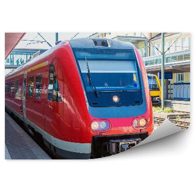 Fototapeta Peron železniške postaje München mesto vlak