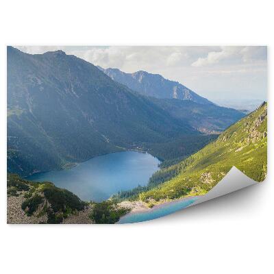 Fototapeta Letecký pohľad na jazero Morskie Oko