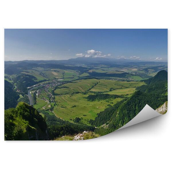 Fototapeta na stenu Panoráma výhľad na hory pieniny panoráma skaly