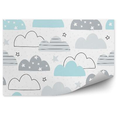 Fototapeta do detskej izby Oblaky a hviezdy