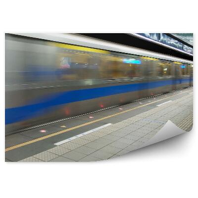 Fototapeta Podzemná Doprava Tunel Muž Zamestnanec