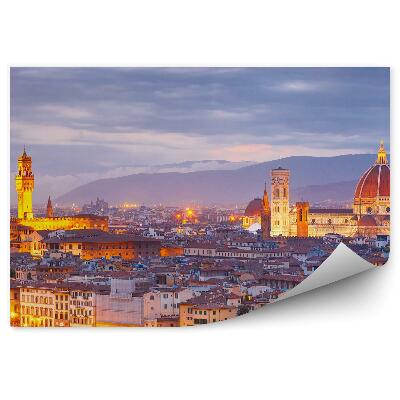 Fototapeta Letecký pohľad na florentský dóm Santa Maria del Fiore budovy