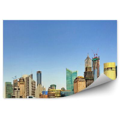 Fototapeta Kitajska stavbe ob obali vodne ladje