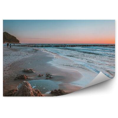 Fototapeta na stenu Vlny morský piesok pobrežie slnko