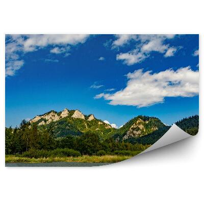 Fototapeta na stenu Splavovanie Dunaja s výhľadom na pieniny Tri koruny