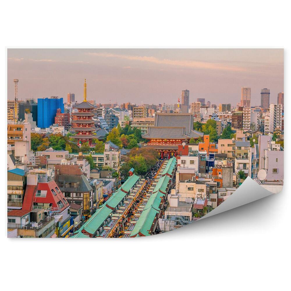 Fototapeta Pohľad z vtáčej perspektívy Tokio Japonsko