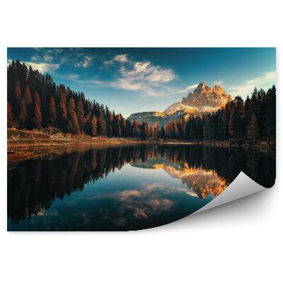 Fototapeta Letecký pohľad na dolomity