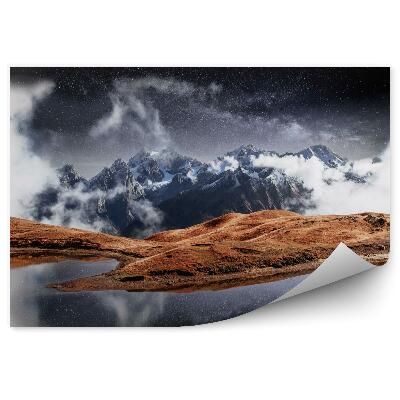 Fototapeta Kaukazské hory v gruzínskej krajine