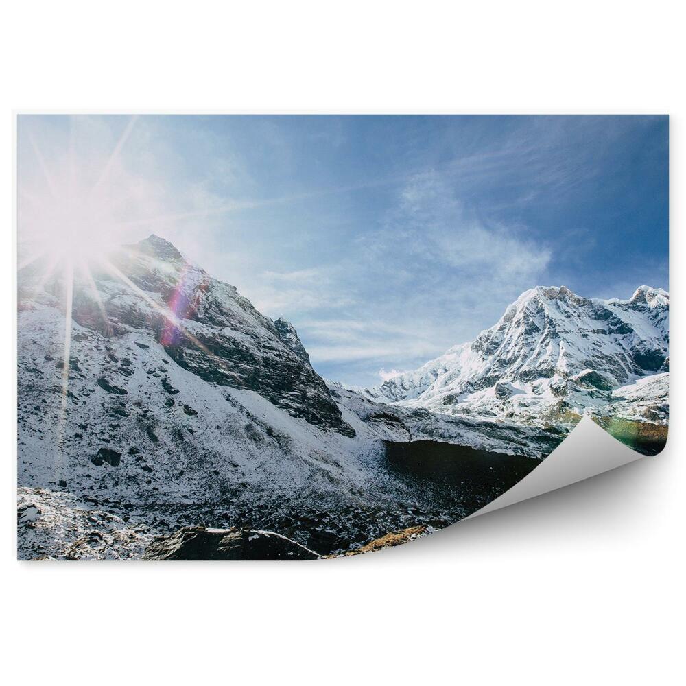 Fototapeta na stenu Slnečný svit nad vrcholmi himalájskych hôr