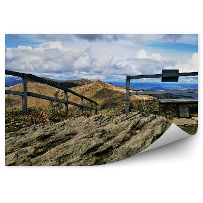 Fototapeta na stenu Krajina vrcholky hôr