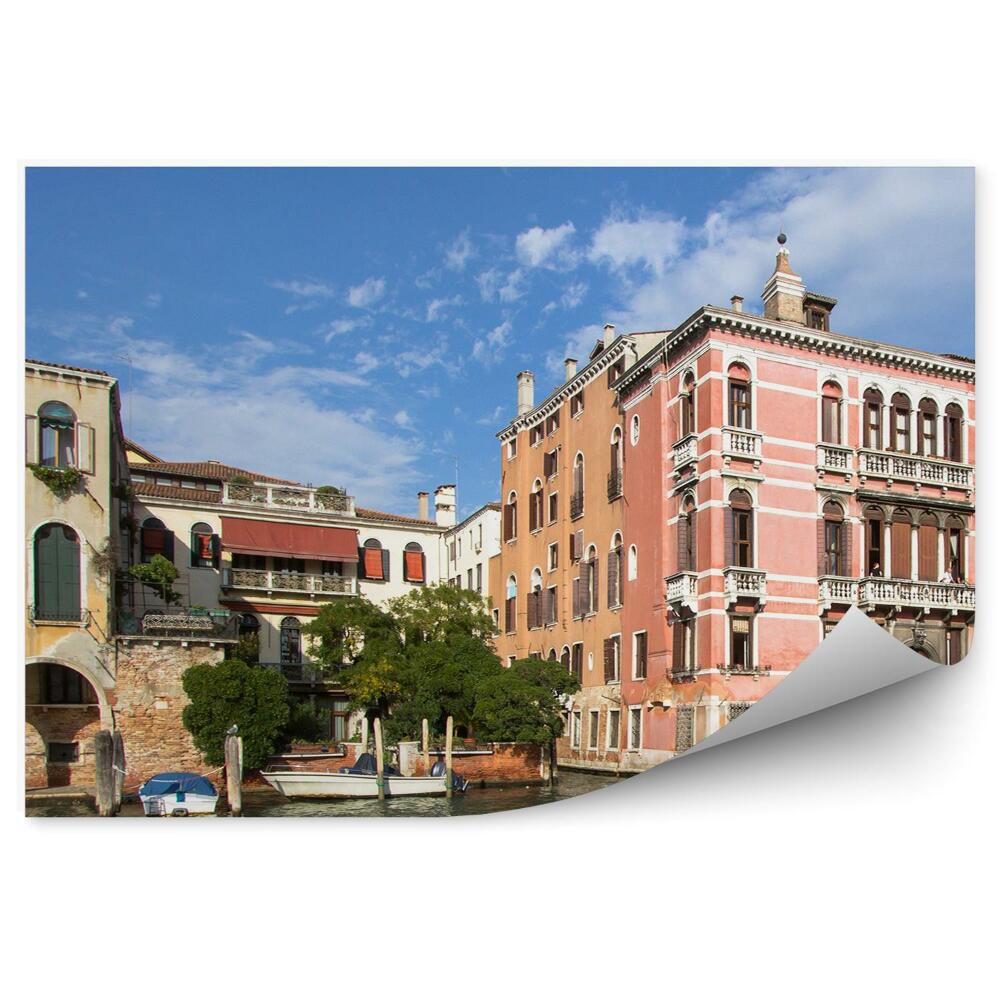 Fototapeta na stenu Budovy Mesto Farby Lode Voda