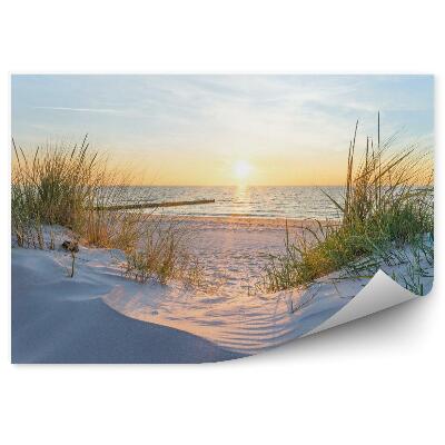 Fototapeta na stenu Východ slnka na pláži more