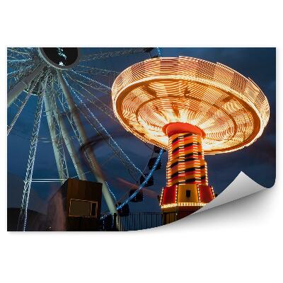 Fototapeta Osvetlené kolotoče na oblohe