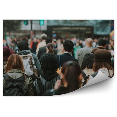 Fototapeta Dav Ľudí Japonsko Dopravná Križovatka