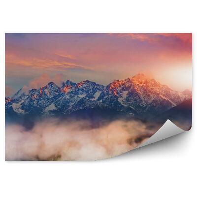 Fototapeta na stenu Krásny a farebný pohľad na tatranské hory