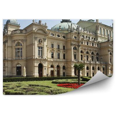 Fototapeta na stenu Słowacki divadlo Krakov obloha rastliny