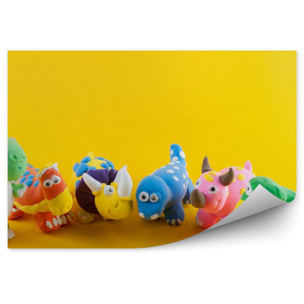 Fototapeta Figúrky dinosaurov